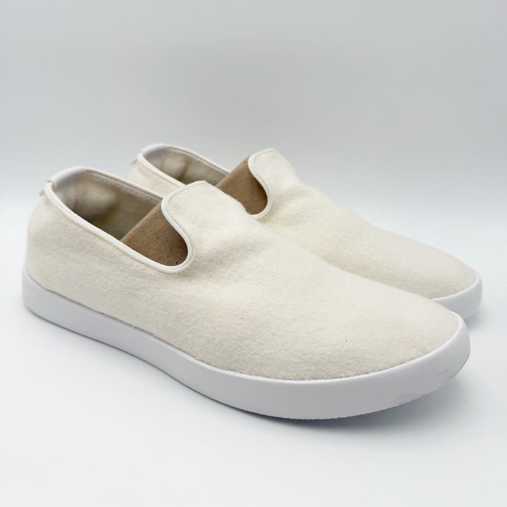 AllBirds Mens Wool Lounger Casual Sneakers Size 8 EU 40.5 White Slip On NIB - Picture 5 of 12